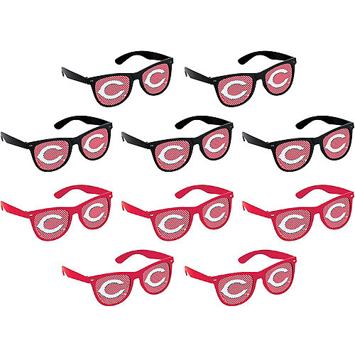 Cincinnati Reds Printed Glasses 10ct Image #1