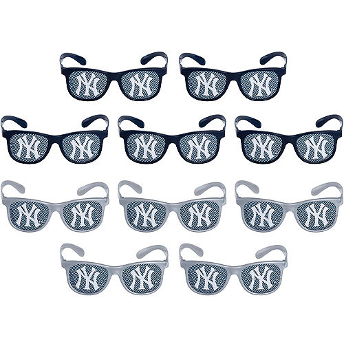 Nav Item for New York Yankees Printed Glasses 10ct Image #1