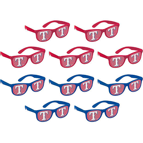 Nav Item for Texas Rangers Printed Glasses 10ct Image #1