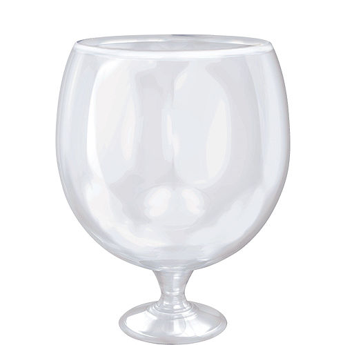 Nav Item for Giant CLEAR Plastic Cocktail Pedestal Bowl Image #1