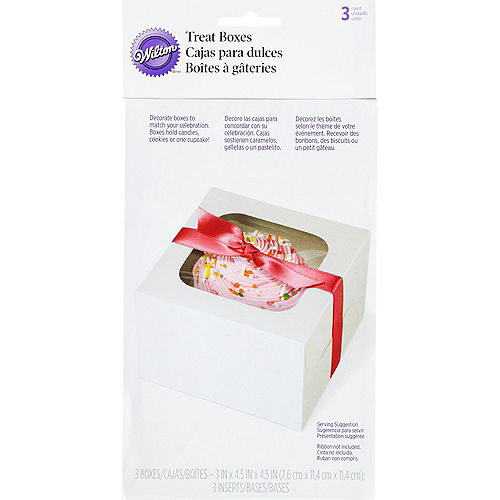 Nav Item for Wilton White Individual Cupcake Boxes 3ct Image #2