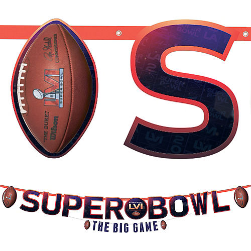 Nav Item for Super Bowl Letter Banners, 2ct Image #1
