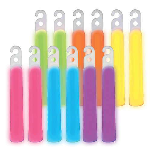 Nav Item for Multicolored Glow Stick Necklaces 12ct Image #1