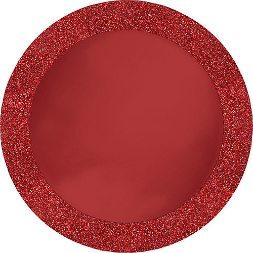Nav Item for Glitter Red Placemats 8ct Image #1