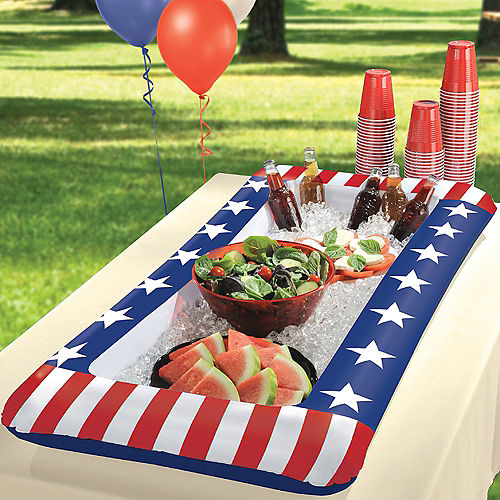 Inflatable Patriotic American Flag Buffet Cooler Image #2