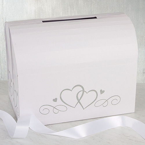 Nav Item for White Wedding Card Holder Box Image #1