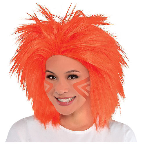 Nav Item for Orange Crazy Wig Image #1