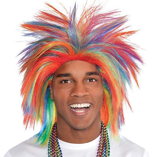 Nav Item for Rainbow Crazy Wig Image #1