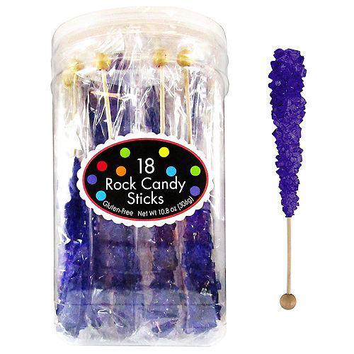 Nav Item for Purple Rock Candy Sticks, 18ct Image #1