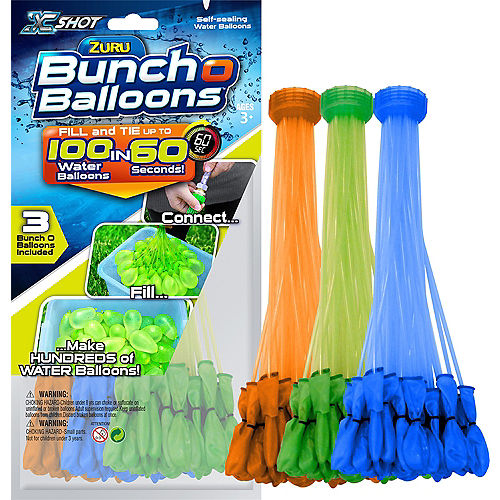 Nav Item for Blue, Green & Orange Bunch O Balloons 105ct Image #1