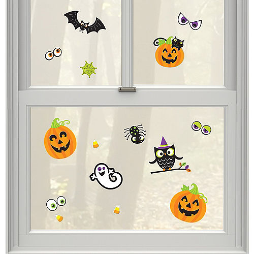 Nav Item for Friendly Halloween Cling Decals 15ct Image #1