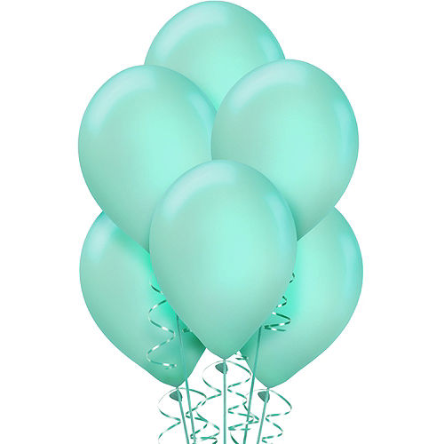 Robin's Egg Blue Balloons 15ct, 12in Image #1