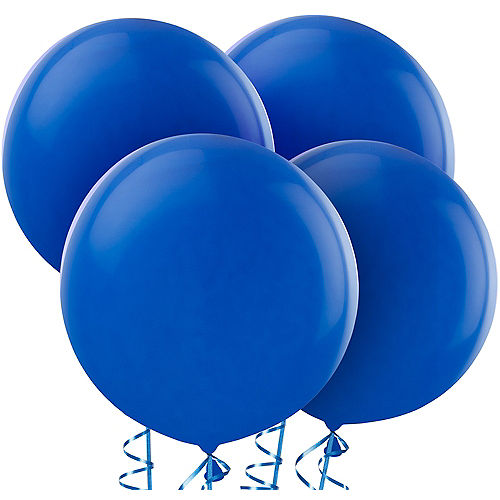 Royal Blue Balloons 4ct, 24in Image #1