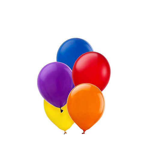 Assorted Color Mini Balloons, 5in, 50ct Image #1
