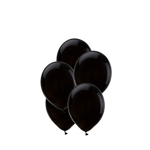 Nav Item for Black Mini Balloons, 5in, 50ct Image #1