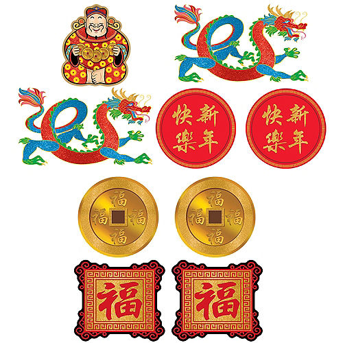 Chinese New Year Cutouts 9ct Image #1