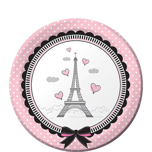Nav Item for Pink Paris Basic Party Kit for 8 Guests Image #2