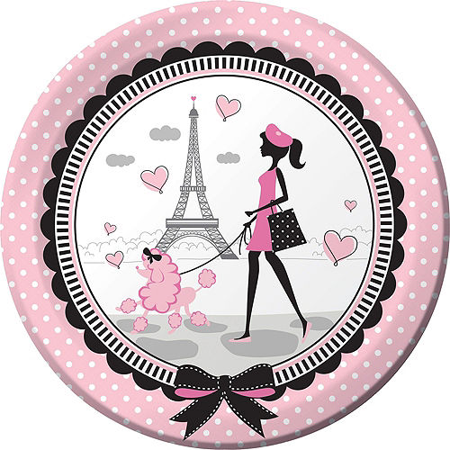 Nav Item for Pink Paris Basic Party Kit for 8 Guests Image #3
