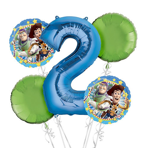 Nav Item for Toy Story 2nd Birthday Balloon Bouquet 5pc Image #1