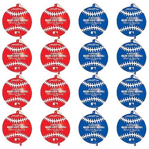 MLB Baseball Punch Balloons, 16ct Image #1