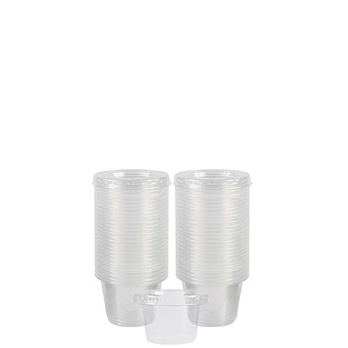 Nav Item for CLEAR Plastic Jelly Shot Cups with Lids 60ct Image #1