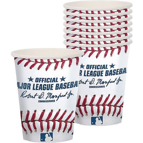 Nav Item for MLB Baseball Paper Cups, 9oz, 8ct Image #1