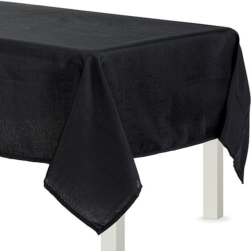 Nav Item for Black Fabric Tablecloth Image #1