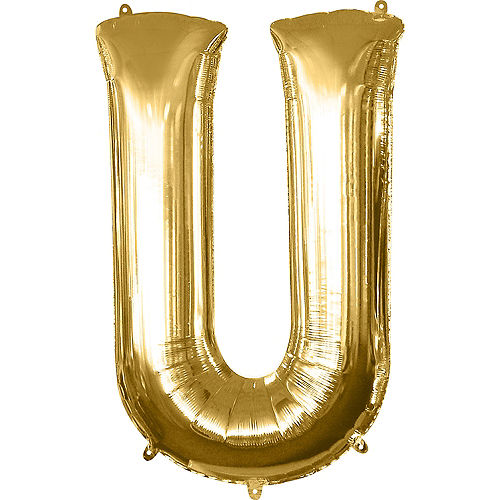 34in Gold Letter Balloon (U) Image #1