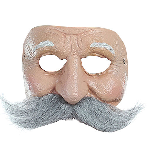 Mustached Old Man Mask Image #1