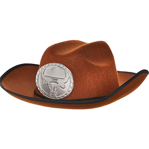 Child Brown Cowboy Hat Image #1
