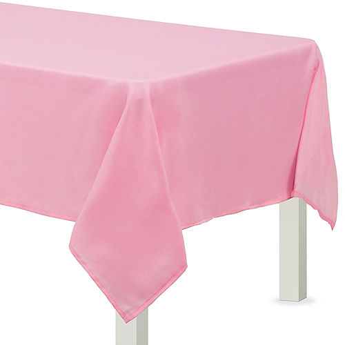 Pink Fabric Tablecloth Image #1