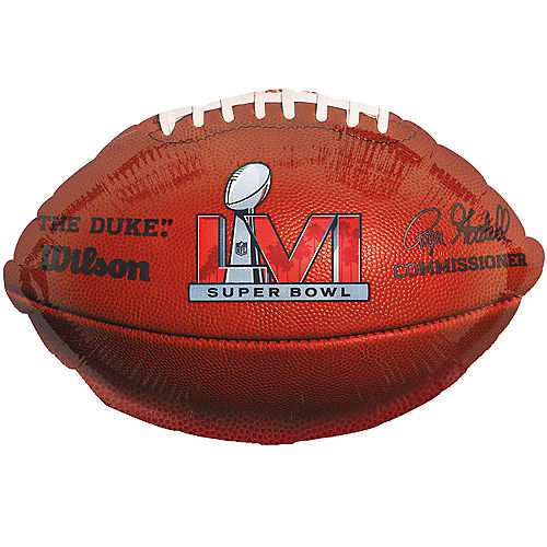 Nav Item for Super Bowl Football Balloon, 37in x 28in Image #1