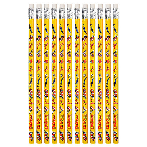 Nav Item for Yellow Cat in the Hat Pencils 12ct - Dr. Seuss Image #1