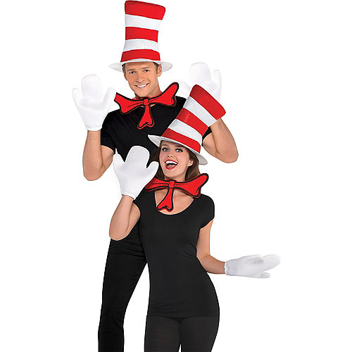 Adult Cat in the Hat Costume Accessory Kit - Dr. Seuss Image #1