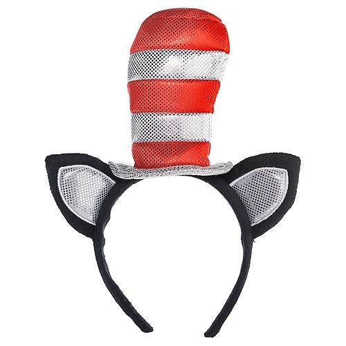 Nav Item for Cat in the Hat Cat Ears Headband - Dr. Seuss Image #1
