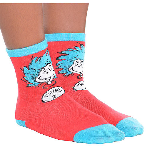 Nav Item for Child Thing 1 & Thing 2 Socks - Dr. Seuss Image #1