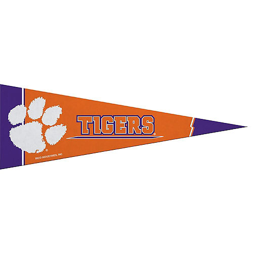 Nav Item for Small Clemson Tigers Pennant Flag Image #1