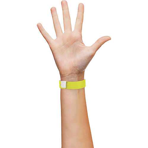Nav Item for Yellow Plastic Wristbands, 250ct Image #2
