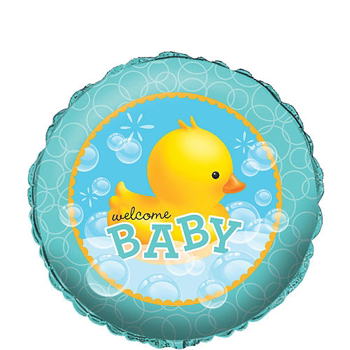 Nav Item for Rubber Ducky Baby Shower Balloon Kit 15ct Image #2