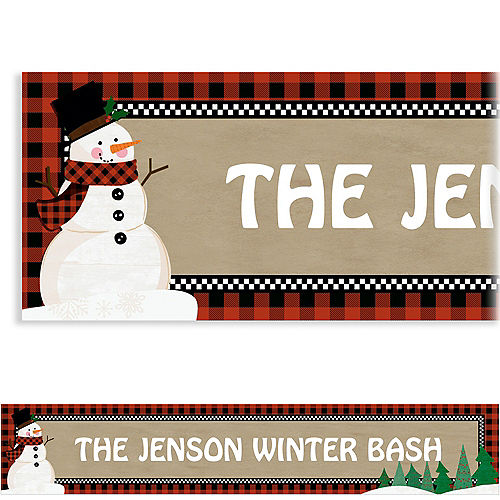 Nav Item for Custom Winter Wonder Snowman Banner Image #1