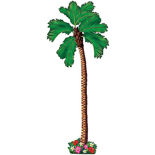 15 15 19641 Amscan Palm Tree Party Foil Cutout