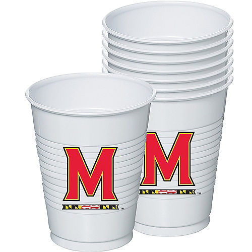 Maryland Terrapins Plastic Cups 8ct Image #1