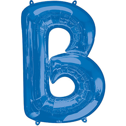 34in Blue Letter Balloon (B) Image #1