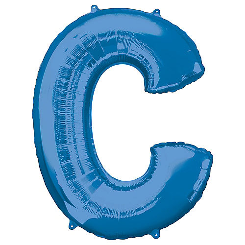 34in Blue Letter Balloon (C) Image #1