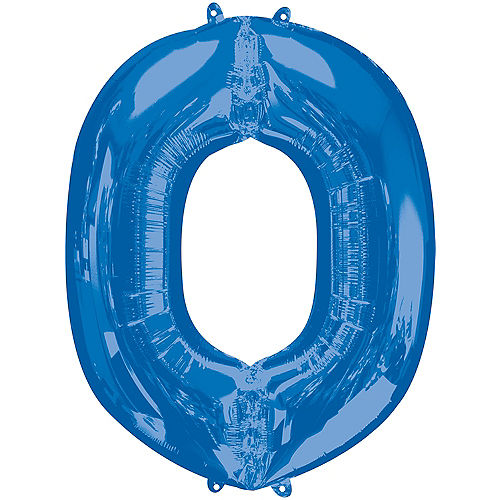34in Blue Letter Balloon (O) Image #1