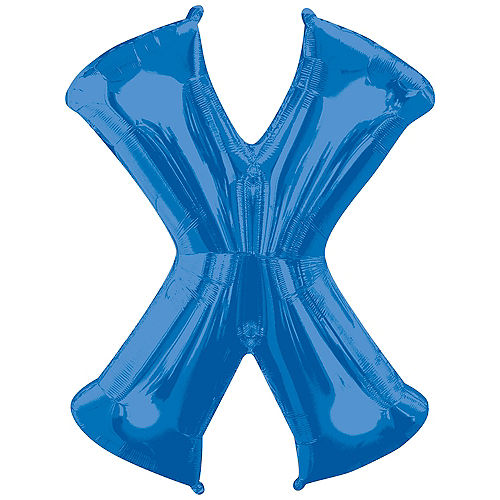 Nav Item for 34in Blue Letter Balloon (X) Image #1