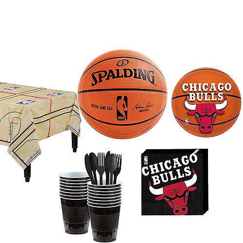 Chicago Bulls Party Kit 16 Guests Image #1