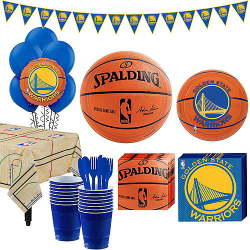 Super Golden State Warriors Party Kit 16 Guests Image #1