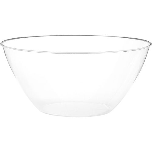 Nav Item for Large CLEAR Plastic Bowl Image #1