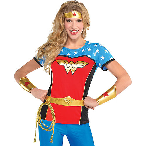 Adult Wonder Woman Costume Accessory Kit Image #1